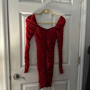 Windsor dress, size S, red long sleeve